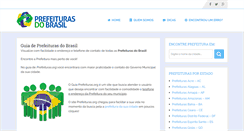 Desktop Screenshot of prefeituras.org