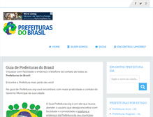 Tablet Screenshot of prefeituras.org